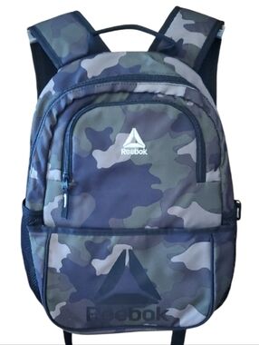 Reebok Men's Green & Brown Camo Backpack